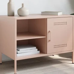 vidaXL Meuble TV 68x39x50,5 cm acier