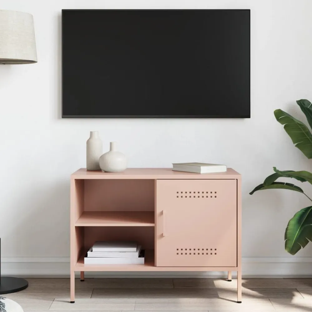 vidaXL Meuble TV 68x39x50,5 cm acier