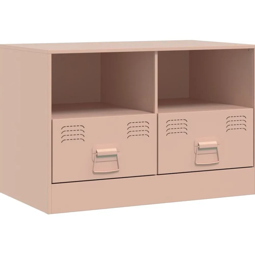vidaXL Meuble TV 67x39x44 cm acier