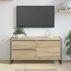 vidaXL Meuble TV Sonoma 100 x 36 x 49.5 cm Bois d'ingénierie