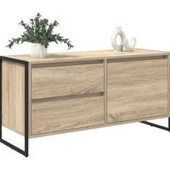 vidaXL Meuble TV Sonoma 100 x 36 x 49.5 cm Bois d'ingénierie