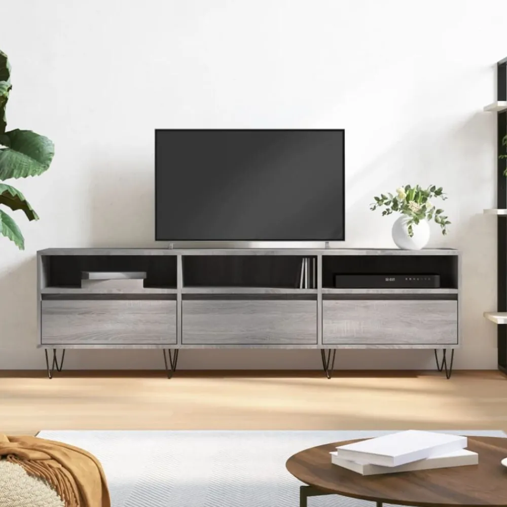 vidaXL Meuble TV 150x30x44,5 cm bois d'ingénierie