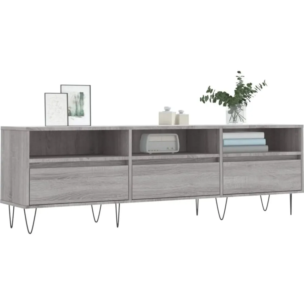 vidaXL Meuble TV 150x30x44,5 cm bois d'ingénierie