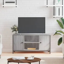 Meubles Tv-vidaXL Meuble TV 100x40x50 cm Bois d'ingénierie Sonoma gris