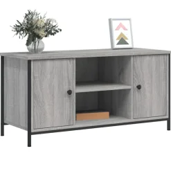 Meubles Tv-vidaXL Meuble TV 100x40x50 cm Bois d'ingénierie Sonoma gris