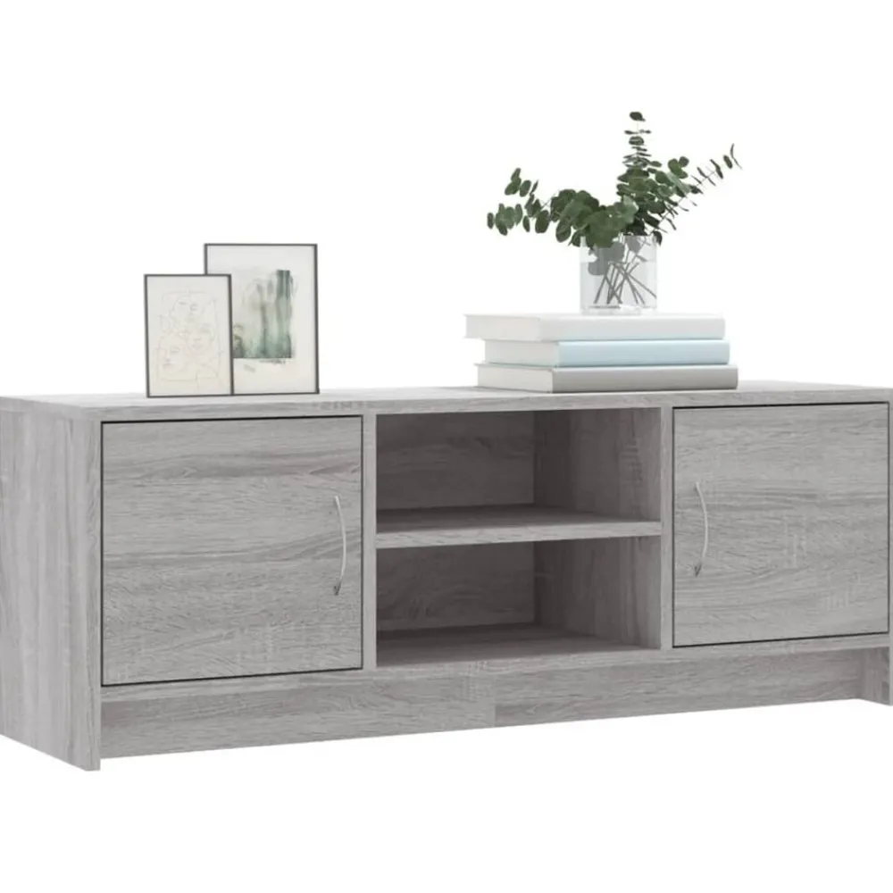 vidaXL Meuble TV 102x30x37,5 cm bois d'ingénierie