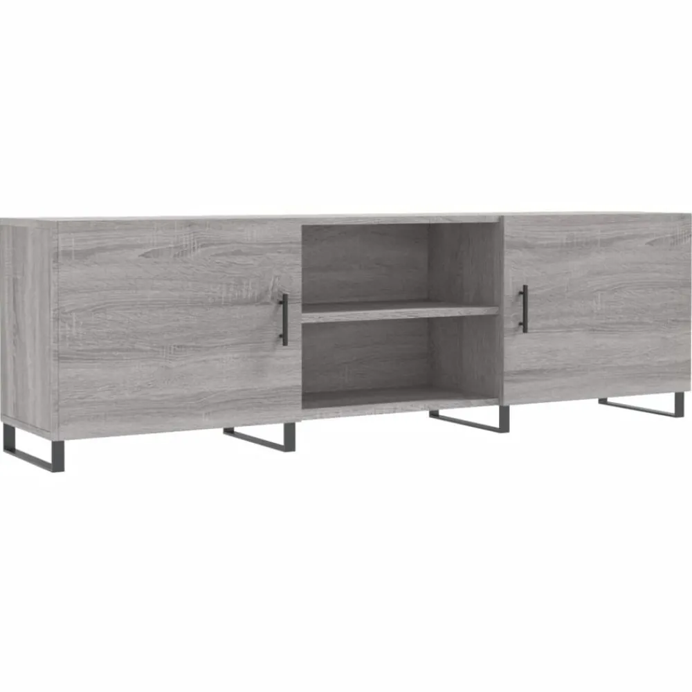 vidaXL Meuble TV 150x30x50 cm bois d'ingénierie