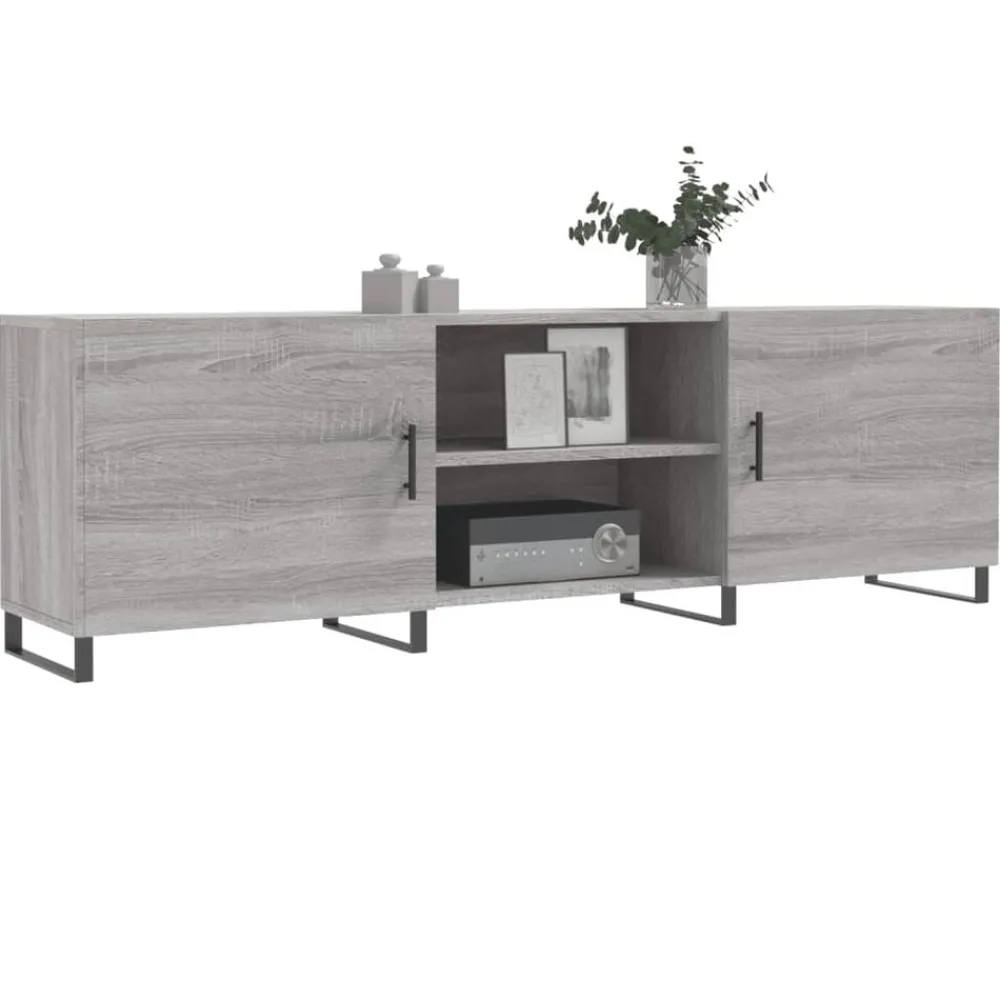 vidaXL Meuble TV 150x30x50 cm bois d'ingénierie