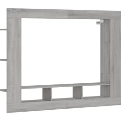 Meubles Tv-vidaXL Meuble TV 152x22x113 cm bois d'ingénierie Sonoma gris