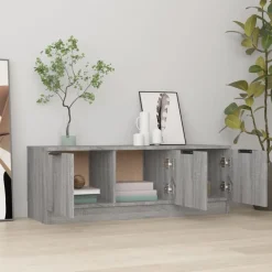 Meubles Tv-vidaXL Meuble TV 102x35x36,5 cm Bois d'ingénierie Sonoma gris
