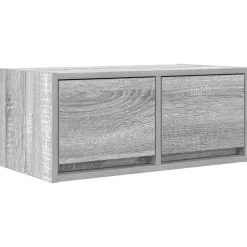 Meubles Tv-vidaXL Meuble TV 60x31x25,5 cm bois d'ingénierie Sonoma gris