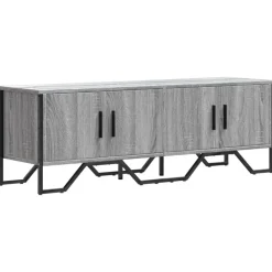 Meubles Tv-vidaXL Meuble TV 122x34x41 cm bois d'ingénierie Sonoma gris