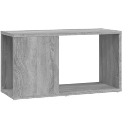 Étagères-vidaXL Meuble TV 60x24x32 cm Bois d'ingénierie Sonoma gris
