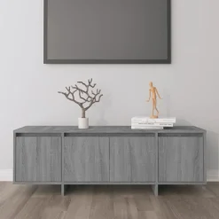Meubles Tv-vidaXL Meuble TV 120x30x40,5 cm Bois d'ingénierie Sonoma gris
