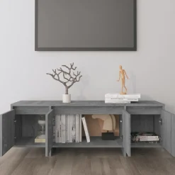Meubles Tv-vidaXL Meuble TV 120x30x40,5 cm Bois d'ingénierie Sonoma gris