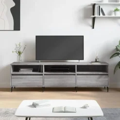 vidaXL Meuble TV 150x30x44,5 cm bois d'ingénierie