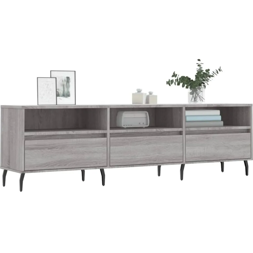 vidaXL Meuble TV 150x30x44,5 cm bois d'ingénierie