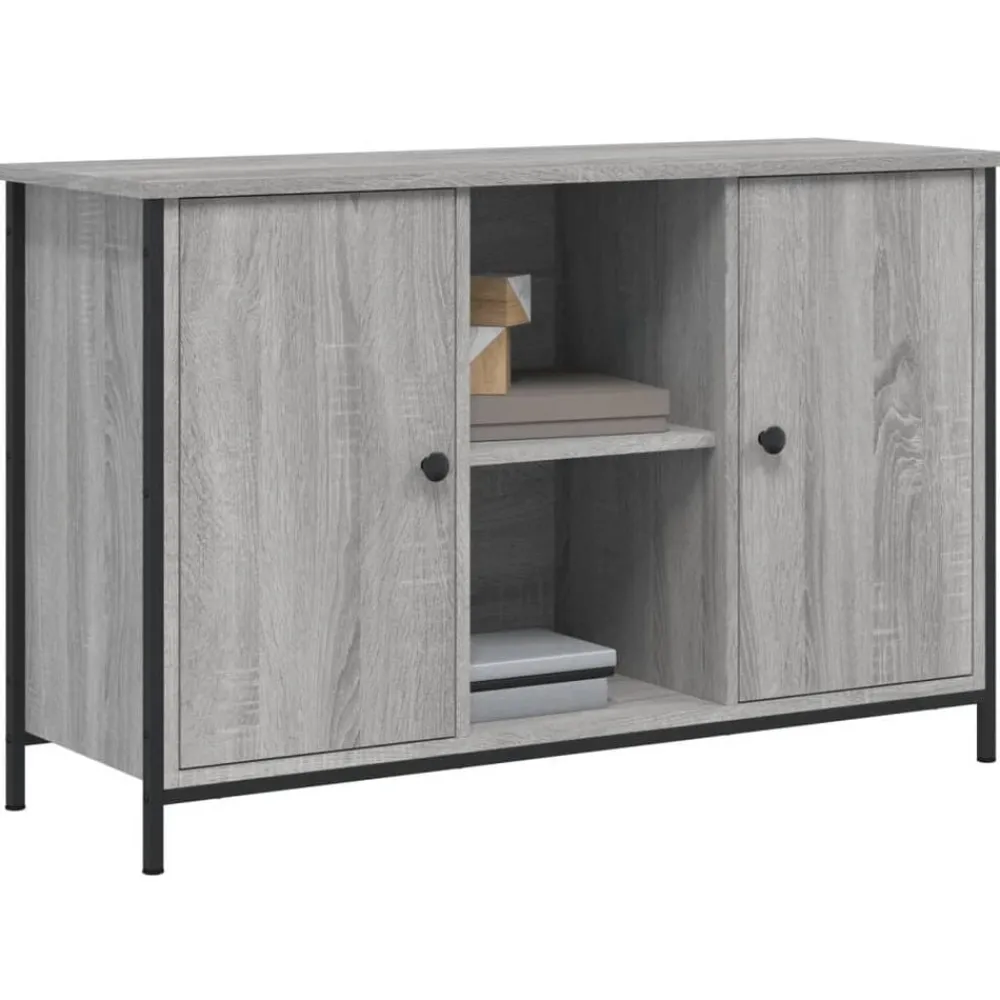 vidaXL Meuble TV 100x35x65 cm bois d'ingénierie