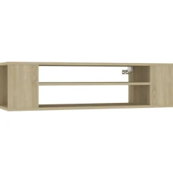 Meubles Tv-vidaXL Meuble TV suspendu Chêne sonoma 100x30x26,5 cm Bois ingénierie Chêne sonoma