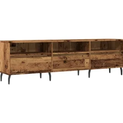 Meubles Tv-vidaXL Meuble TV 150x30x44,5 cm bois d'ingénierie Vieux bois
