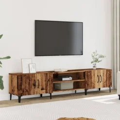 vidaXL Meuble TV 180x31,5x40 cm bois d'ingénierie