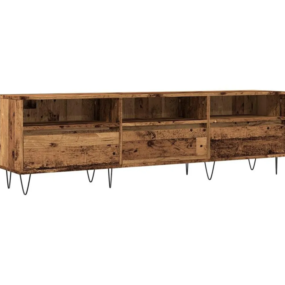 Meubles Tv-vidaXL Meuble TV 150x30x44,5 cm bois d'ingénierie Vieux bois