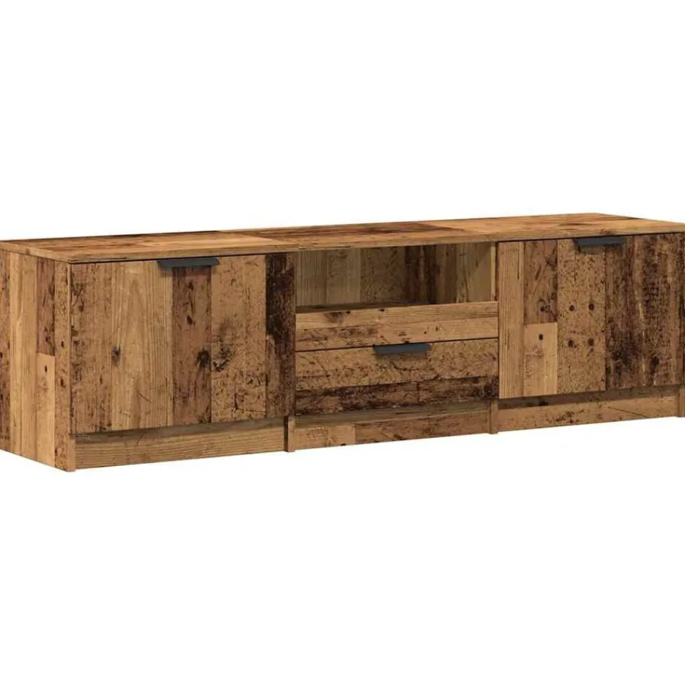Meubles Tv-vidaXL Meuble TV 140x35x40 cm bois d'ingénierie Vieux bois