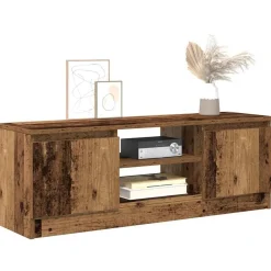 Meubles Tv-vidaXL Meuble TV 102x30x36 cm bois d'ingénierie Vieux bois