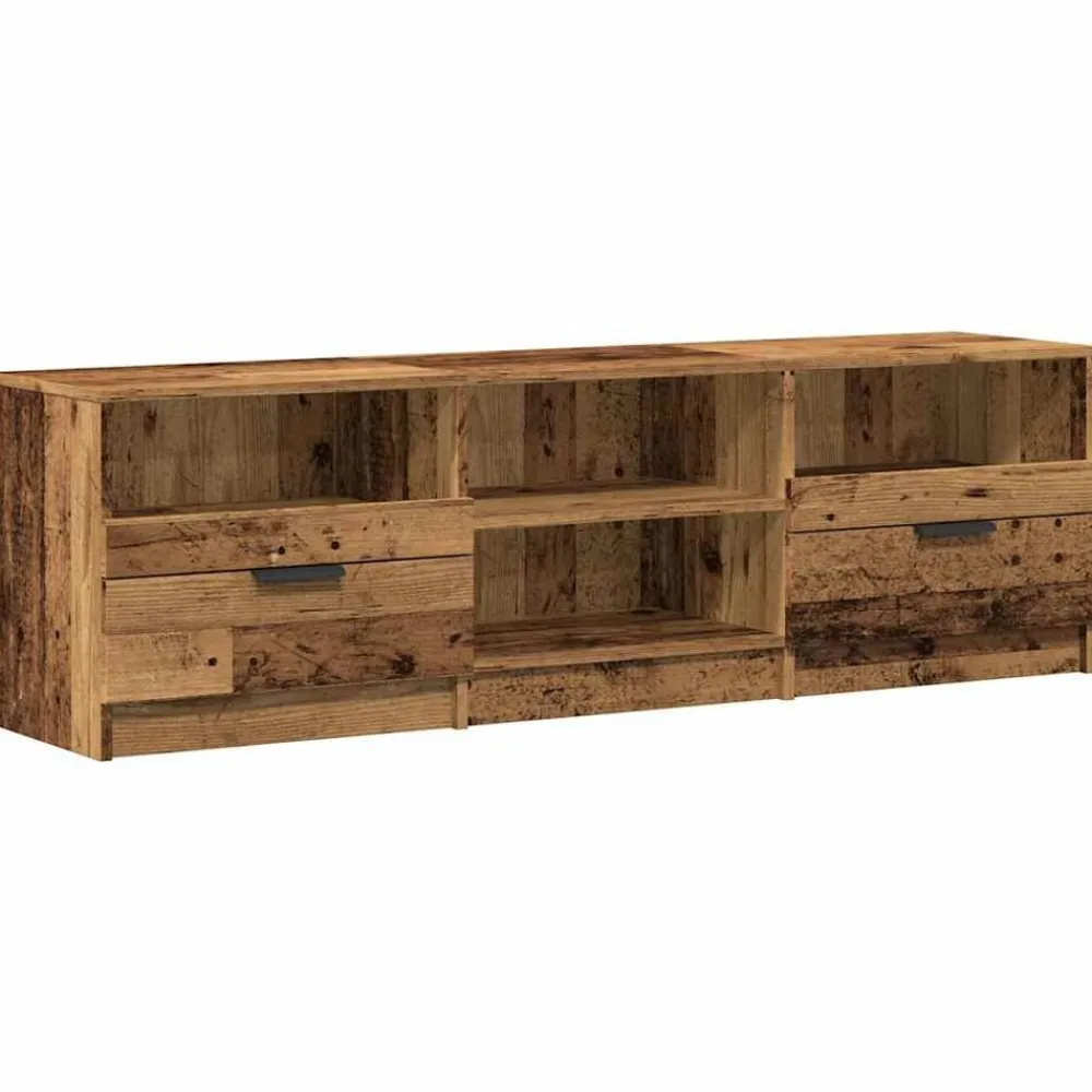 Meubles Tv-vidaXL Meuble TV 150x33,5x45 cm bois d'ingénierie Vieux bois