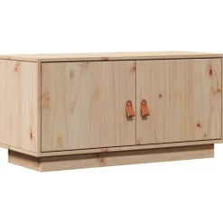 vidaXL Meuble TV 80x34x40 cm Bois de pin massif