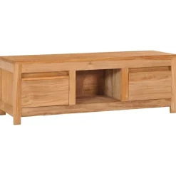 Meubles Tv-vidaXL Meuble TV 100x30x35 cm bois de teck massif