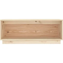 Meubles Tv-vidaXL Meuble TV 90x35x35 cm Bois de pin massif Naturel
