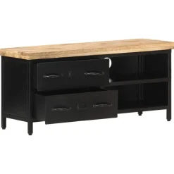 Meubles Tv-vidaXL Meuble TV 90x30x41 cm Bois de manguier brut