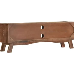 Meubles Tv-vidaXL Meuble TV 110x30x40 cm Bois de manguier brut