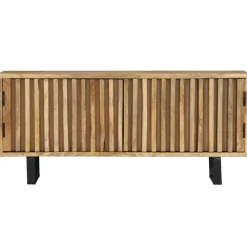 vidaXL Meuble TV 90x30x40 cm Bois de manguier massif