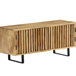 vidaXL Meuble TV 90x30x40 cm Bois de manguier massif