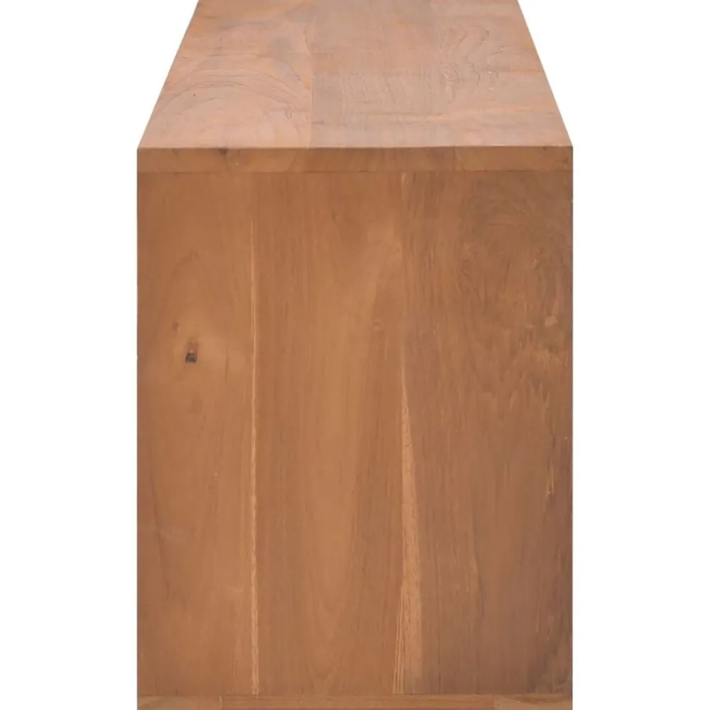Meubles Tv-vidaXL Meuble TV 110x30x40 cm Bois de teck massif
