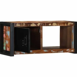 Meubles Tv-vidaXL Meuble TV 80x30x35 cm bois massif de récupération