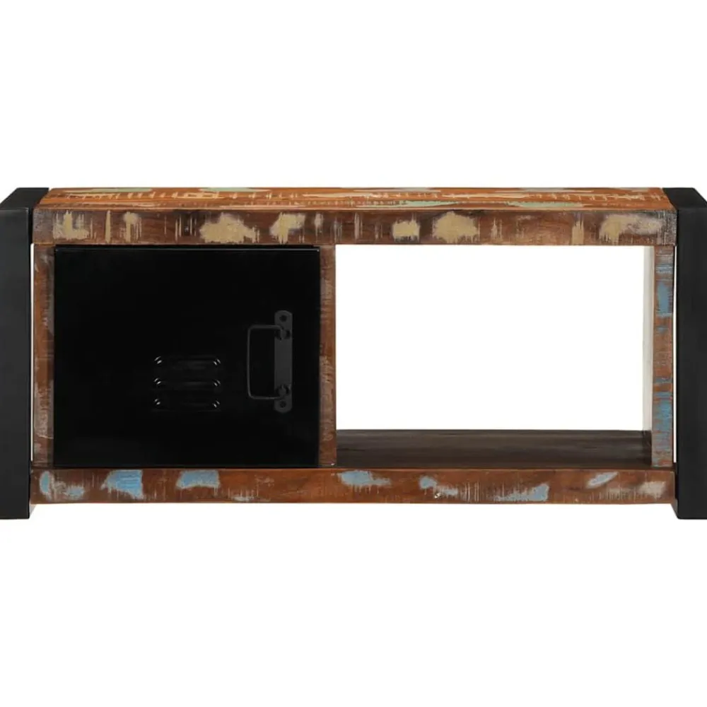Meubles Tv-vidaXL Meuble TV 80x30x35 cm bois massif de récupération