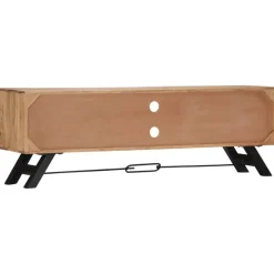 vidaXL Meuble TV 140x30x45 cm Bois d'acacia massif