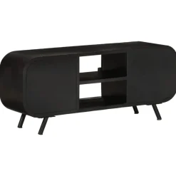 Meubles Tv-vidaXL Meuble TV 110x30x45 cm Bois de manguier brut Marron