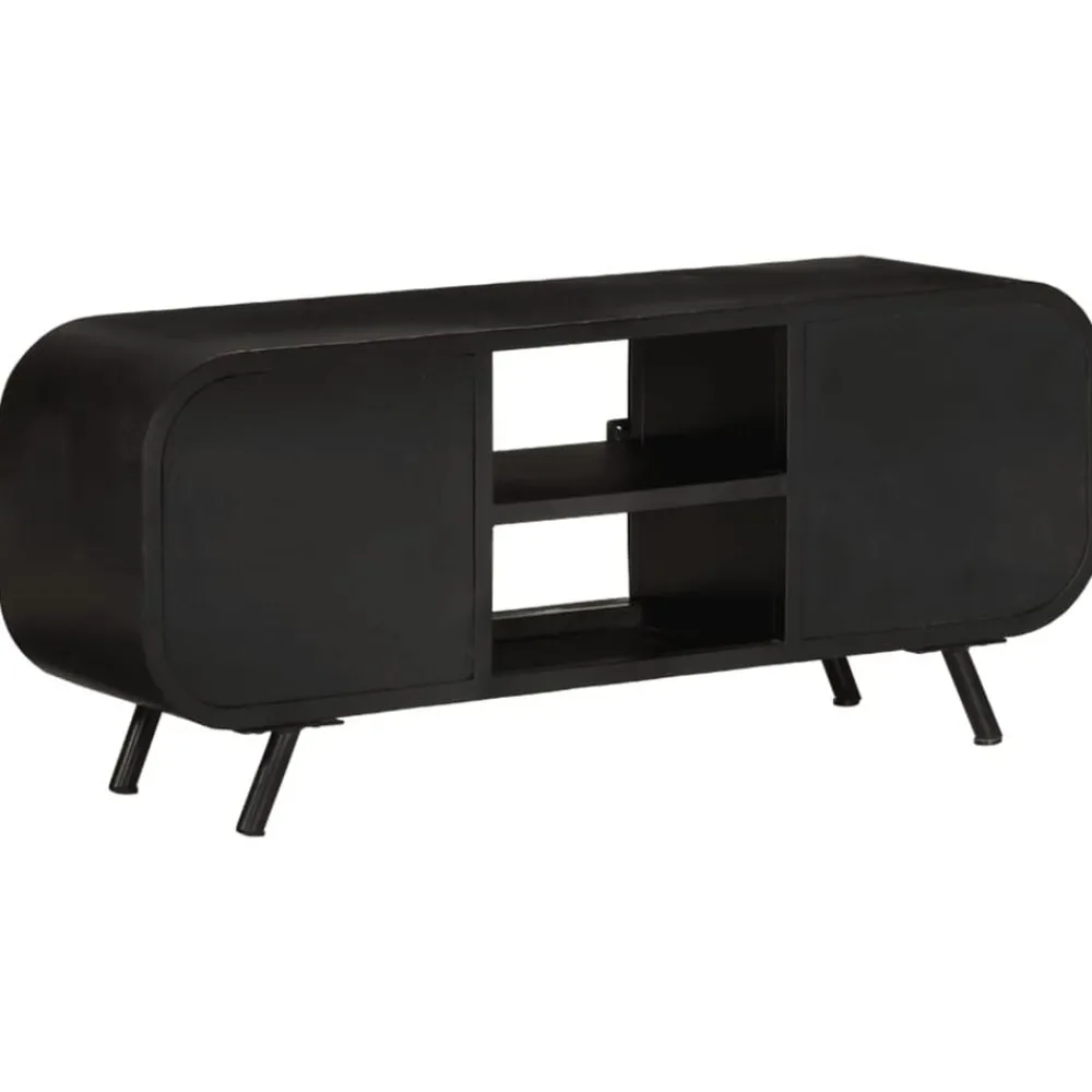 Meubles Tv-vidaXL Meuble TV 110x30x45 cm Bois de manguier brut Marron