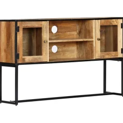 vidaXL Meuble TV 120x30x75 cm Bois de récupération massif