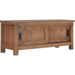 Meubles Tv-vidaXL Meuble TV 90x30x35 cm Bois de teck massif