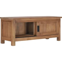 Meubles Tv-vidaXL Meuble TV 90x30x35 cm Bois de teck massif