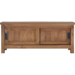 Meubles Tv-vidaXL Meuble TV 90x30x35 cm Bois de teck massif