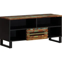 vidaXL Meuble TV 100x34x46 cm bois d'acacia solide
