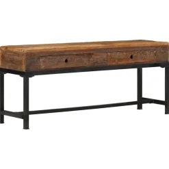 Meubles Tv-vidaXL Meuble TV 110x30x46 cm bois massif de récupération