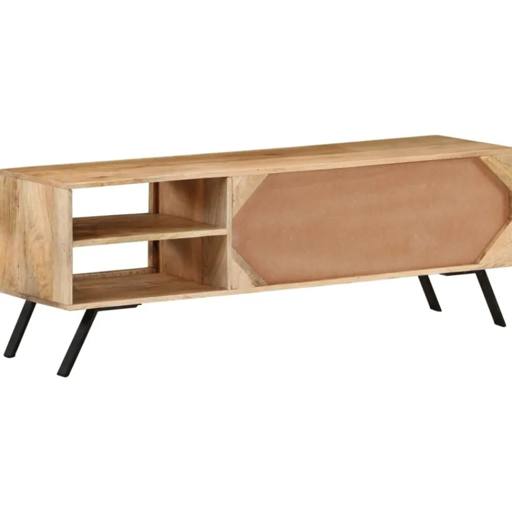 Meubles Tv-vidaXL Meuble TV 110x30x40 cm Bois massif de manguier