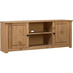 vidaXL Meuble TV 120x40x50 cm Bois de pin massif Gamme Panama